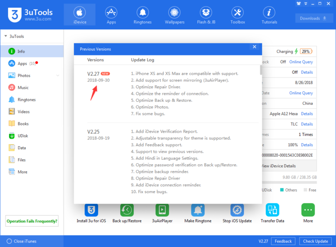 3utools for mac os download free